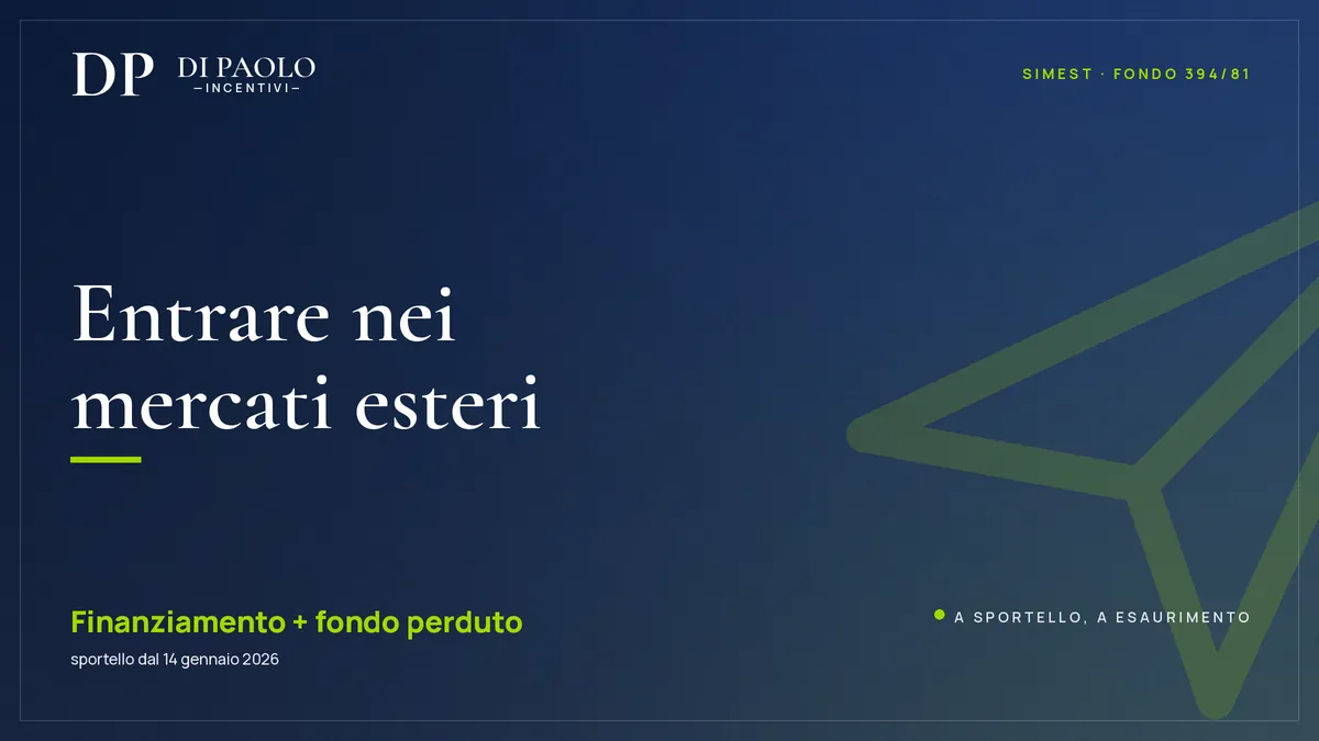 Inserimento mercati esteri: il finanziamento SIMEST per internazionalizzare