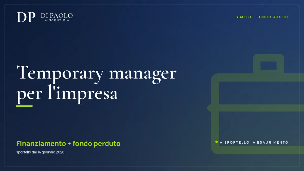 SIMEST Temporary Manager: un manager esperto per i mercati esteri